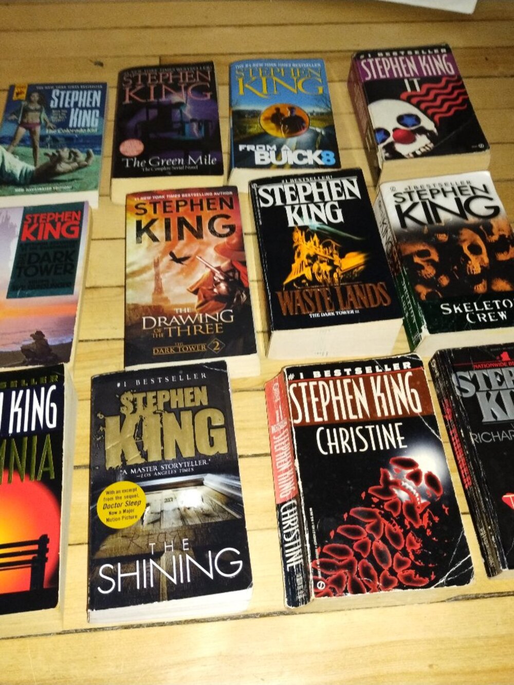 Mixed Lot of 12 Stephen King Paperback books (1983 to 2019)
